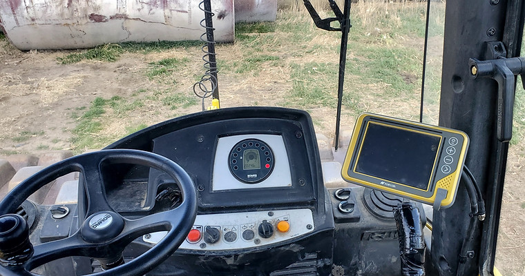 Topcon GX-55 compactor install