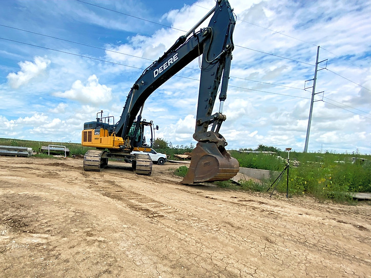 John Deere with Topcon 