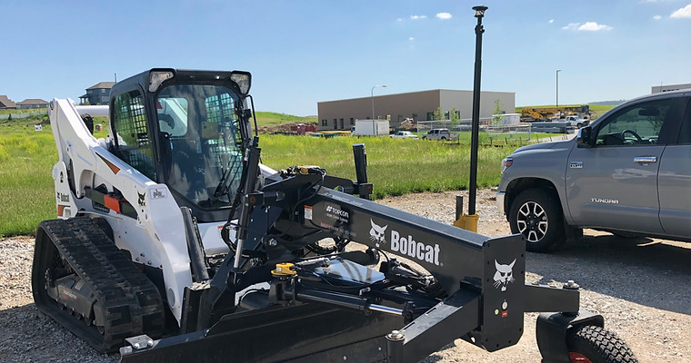 Bobcat robotic LevelBest GB108 grader blade 